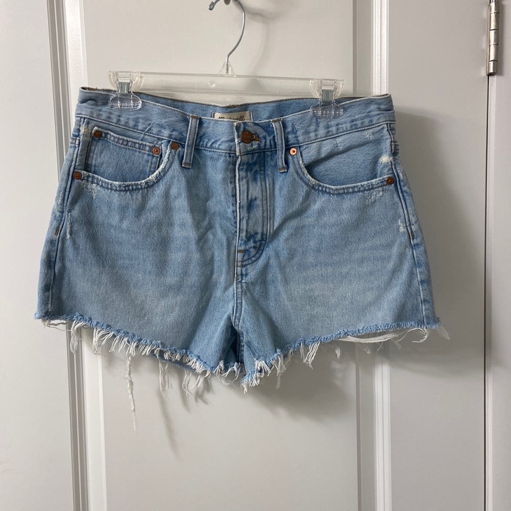 Madewell denim cut off shorts